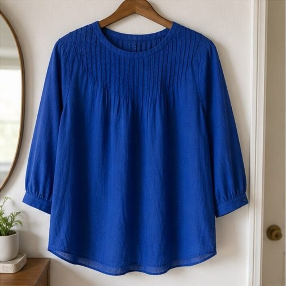 Lilac V Neck Top